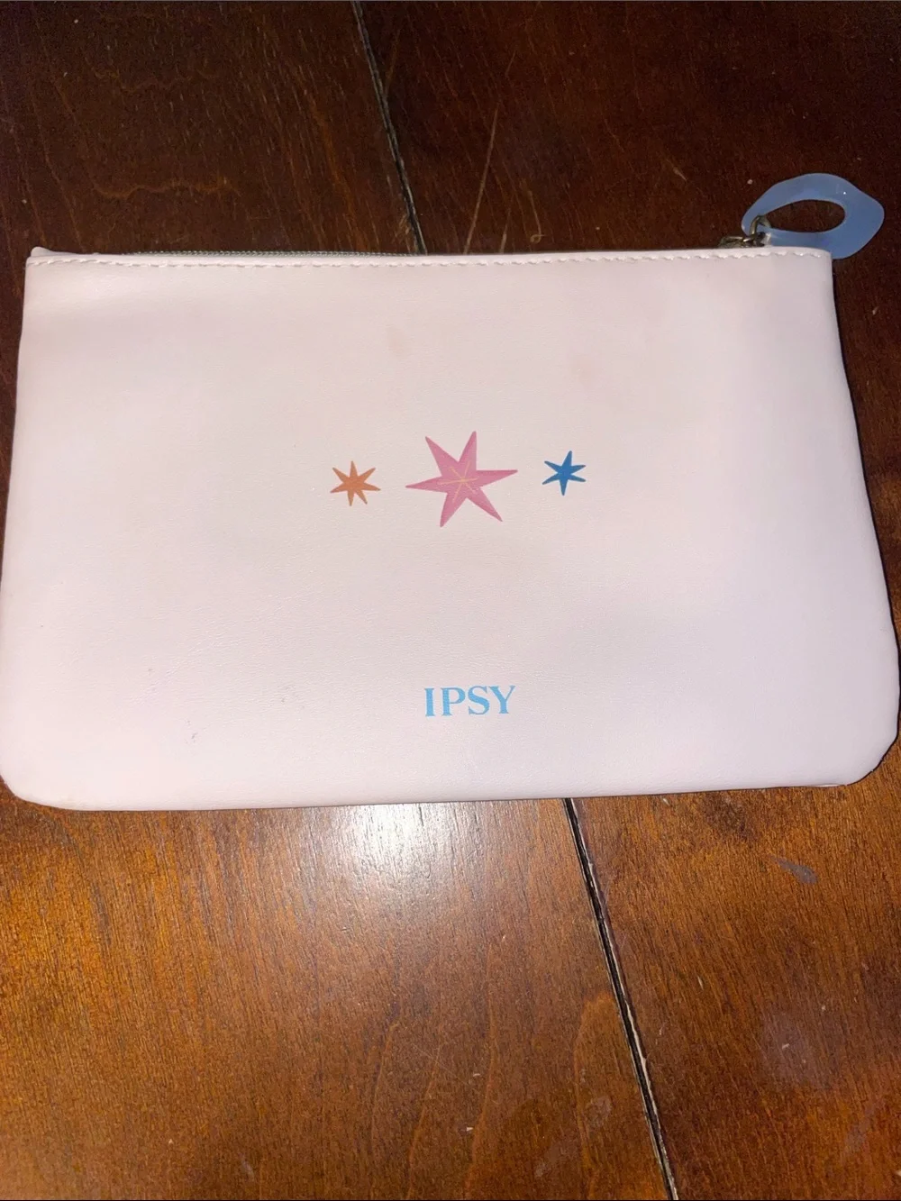 Ipsy Colorful Abstract Light Print Cosmetic Pouch